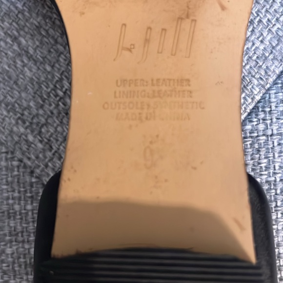 J.Jill black pointed suede and leather flats size 9. - Picture 7 of 7